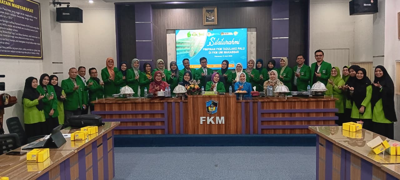 FKM Universitas Tadulako Perkuat Sinergi Akademik melalui Kunjungan Koordinasi ke FKM UMI Makassar