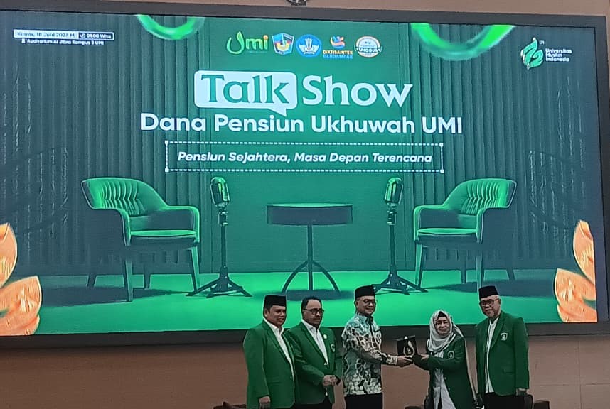 FKM UMI Berpartisipasi Aktif dalam Talk Show Dana Pensiun Ukhuwah UMI Bertema "Pensiun Sejahtera, Masa Depan Terencana"