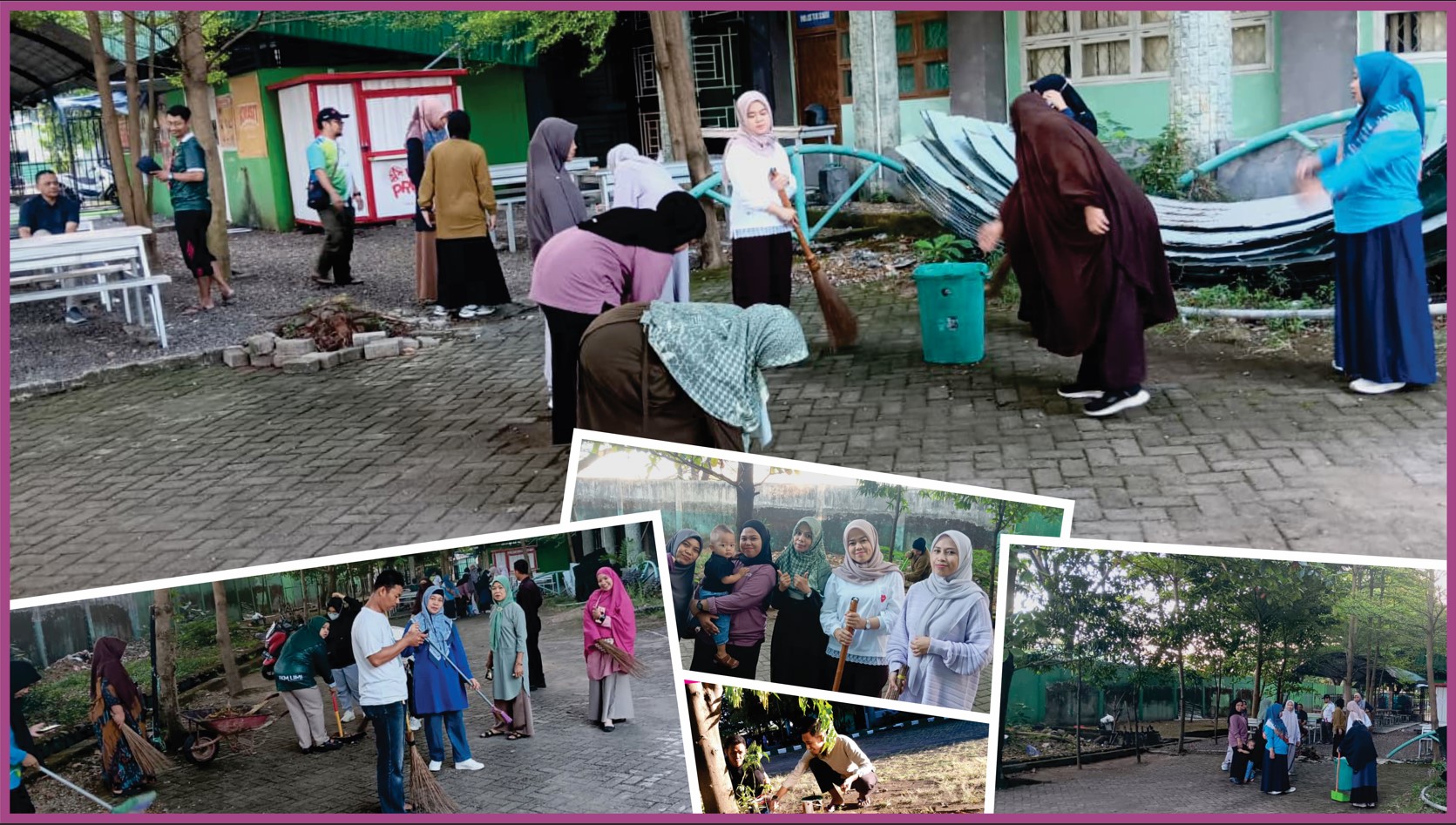 FKM UMI Berpartisipasi dalam Kegiatan Kerja Bakti Menyambut Milad ke-72 Universitas Muslim Indonesia