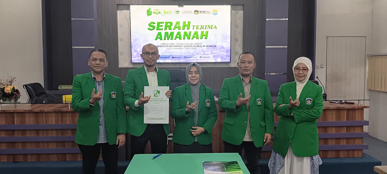 Serah Terima Amanah Wakil Dekan III FKM UMI Berlangsung Khidmat, Tongkat Estafet Kepemimpinan Berlanjut